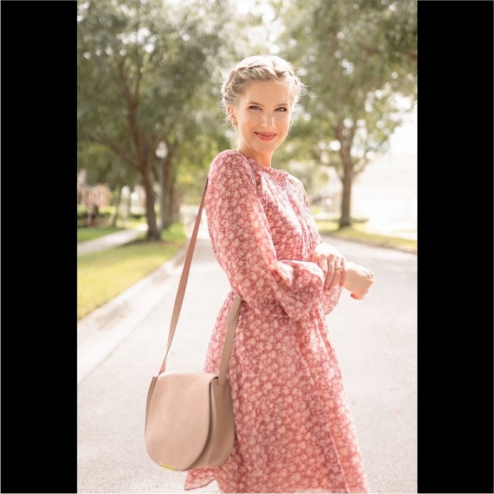 Gal Meets Glam Wimberly Floral Long Sleeve Dress size 2 - Picture 3 of 8